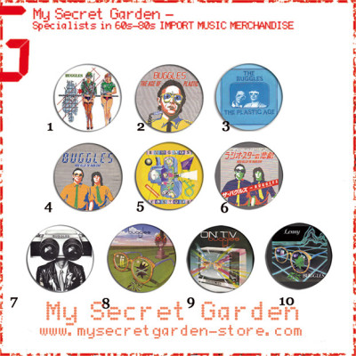 The Buggles - The Age Of Plastic, Video Killed The Radio Star Album Pinback Button Badge Set ( or Hair Ties / 4.4 cm Badge / Magnet / Keychain Set )